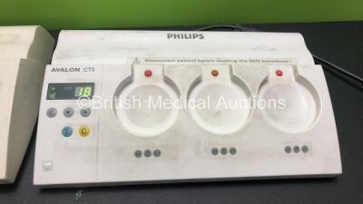 2 x Philips Avalon CTS Fetal Transducer Systems (Both Power Up) - 2