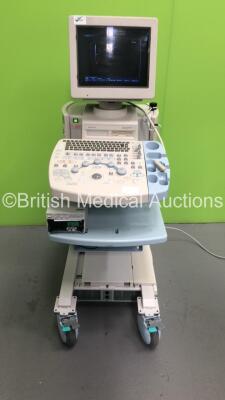 Hitachi EUB-5500 Ultrasound Scanner with 1 x EUP-053T Transducer / Probe and Sony Printer *Missing Casing* (Powers Up) *SE18022409*