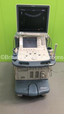 Toshiba Aplio XG Model SSA-790A Flatscreen Ultrasound Scanner *Mfd - 03/2009* with 4 x Transducers / Probes (1 x PVT-375BT, 1 x 12L5, 1 x 9C3 and 1 x PVT-674BT) and Sony UP-D897 Digital Graphic Printer (Powers Up) *99F0934441*