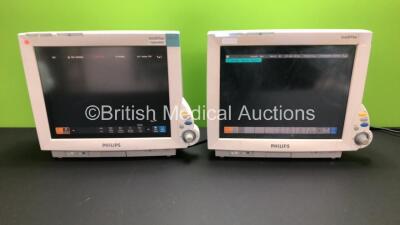 2 x Philips IntelliVue MP70 Touch Screen Patient Monitors Software Version *Mfd 2005 - 2003*(Both Power Up with 1 x Fault and Some Casing Damage - See Photo) *DE522713051 - DE52033887*