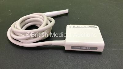 Siemens Acuson 18HS Ultrasound Transducer / Probe *Mfd 10-2018 SN (21)CH-180134