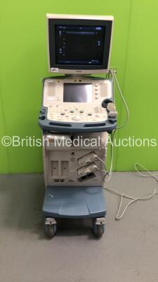 Toshiba Xario Model SSA-660A Ultrasound Scanner *Mfd - January 2008* with 1 x PLT-1204AT Transducer / Probe, 1 x PVT-375BT Transducer / Probe and Sony UP-D897 Digital Graphic Printer (Powers Up) *99G0813109*