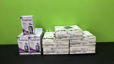 Mixed Lot Including 9 x SD Biosensor Codefree Blood Glucose Monitoring Systems and 5 x Stabilograph BP Monitors