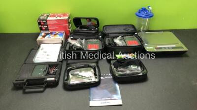 Mixed Lot Including Polar Heart Rate Monitors, Tens Machines and Weighing Scales