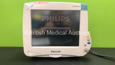 Philips Intellivue MP50 Anesthesia Patient Monitor with 1 x Philips M3015A Module Including Microstream CO2 Module Including Press and Temp Options (Powers Up)