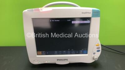 Philips Intellivue MP50 Anesthesia Patient Monitor *Mfd 2011*with 1 x Philips M3015A Module Including Microstream CO2 Module Including Press and Temp Options *Mfd 2013* (Powers Up)