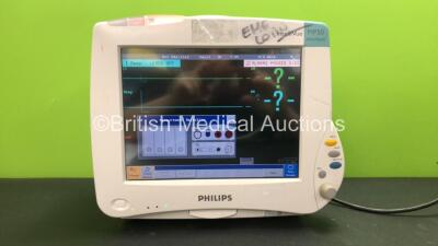 Philips Intellivue MP50 Anesthesia Patient Monitor with 1 x Philips M3015A Module Including Microstream CO2 Module Including Press and Temp Options, 1 x Philips M3001A Opt A01C06C12 Module Including ECG, Press, Temp, NBP and SpO2 Options (Powers Up)