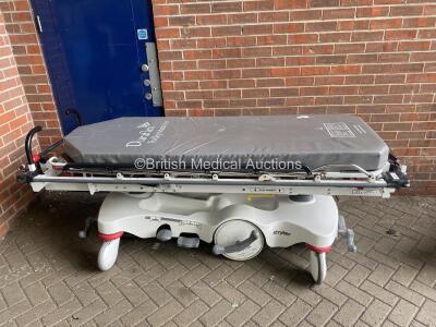 2 x Stryker big wheel M1037 Patient Trolleys (Stock Photo Used, 1 Shown in Photo - 2 Included in Lot) *SS*