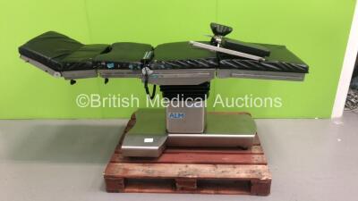 ALM Universis Operating Table with Controller and Attachment (Untested Due to No Power Supply) *AR002472*