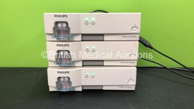 3 x Philips Intellivue G5 M1019A Gas Modules with 3 x Water Traps (All Power Up)