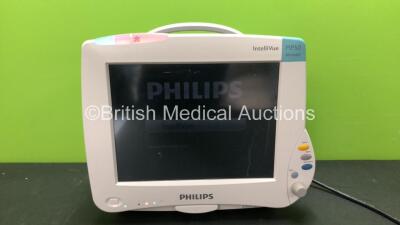 Philips Intellivue MP50 Anesthesia Patient Monitor with 1 x Philips M3015A Module Including Microstream CO2 Module Including Press and Temp Options (Powers Up)