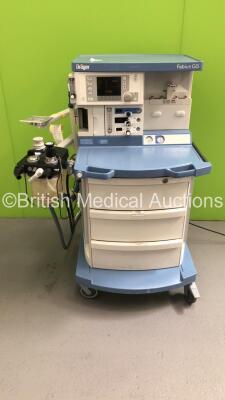 Drager Fabius GS Anaesthesia Machine Software Version 3.11 - Running Hours - Total Hours 1779 - Total Vent Hours 142 with Bellows, Absorber and Hoses (Powers Up) *S/N 00010298*