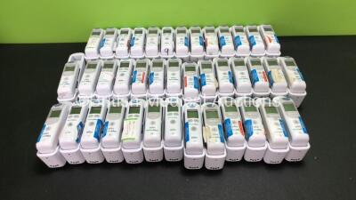 Job Lot of Welch Allyn ThermoScan PRO 6000 Thermometers with Base Units