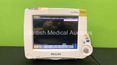 Philips Intellivue MP30 Patient Monitor (Powers Up with Cracked Casing-See Photo)
