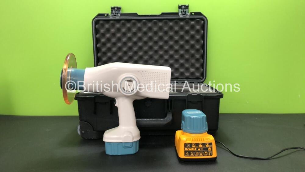 Nomad Handheld X Ray System With 2 X Nomad Cp 0001 Batteries And 1 X Dewalt Battery Charger In Heavy Duty Transport Case Powers Up June 21 Two Day Live Medical Equipment