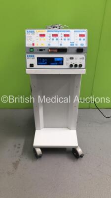 ERBE ICC 350 Electrosurgical / Diathermy Unit with ERBE APC 200 Argon Coagulator Version 2.20 and Dual Footswitch (Powers Up) *S/N FS 0066255 / FS0066256 / FS0066257*