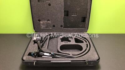 Olympus BF Type P240 Video Bronchoscope in Case *Mfd 2000* Engineers Report : Optical System - Ok, Angulation - Ok, Insertion Tube - Ok, Light Transmission - Ok, Channels - Ok, Leak Check - Ok *SN 1040772*