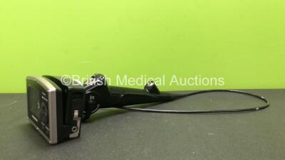 Olympus MAF Type GM Airway Mobilescope Engineers Report : Optical System - Unable to Check, No Special Battery, Angulation - Not Reaching Specification, Insertion Tube - Very Badly Kinked, Light Transmission - Unable to Check, Leak Check - Excessive Leak 