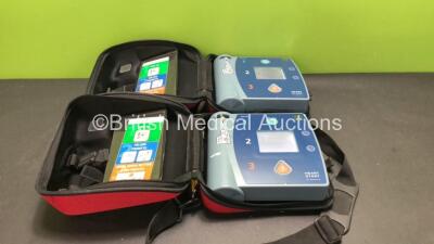 2 x Philips Heartstart FR2+ Defibrillators with 2 x Philips M3863A Batteries *Install Dates 09-2023, 09-2023* (Both Power Up)
