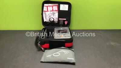 Philips Heartstart FR3 Defibrillator with 1 x Battery *Install by 02-2024* In Carry Case (Powers Up) *C18G00185*