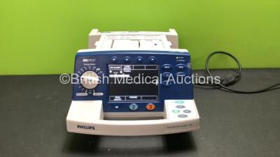 Philips Heartstart XL Smart Biphasic Defibrillator Including Pacer ECG and Printer Options (Powers Up)