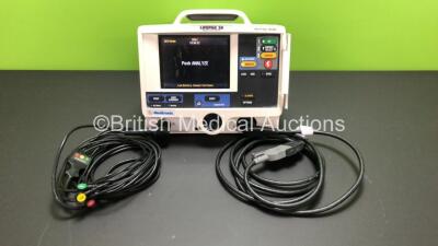 Medtronic Lifepak 20 Defibrillator / Monitor Including ECG and Printer Options with 1 x Paddle Lead, 1 x 3 Lead ECG Lead and 1 x Battery *Mfd 2007* (Powers Up)