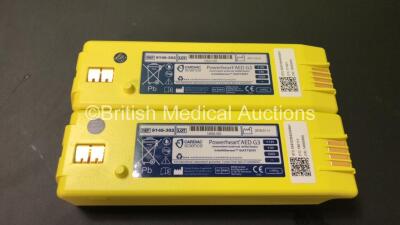 2 x Cardiac Science Powerheart AED G3 Defibrillators with 2 x Batteries (Both Power Up) - 4