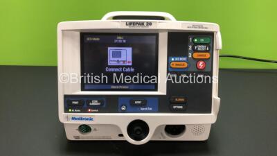 Lifepak 20 Defibrillator / Monitor Including ECG and Printer Options *Mfd 2003* (Powers Up) *31041251*