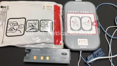 Hewlett -Packard Heartstream Semi Automatic Defibrillator with Battery in Case (Untested Due to Flat Battery) - 3