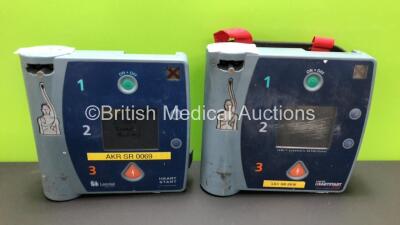 1 x Laerdal Heartstart FR2+ and 1 x Laerdal Heartstart FR2 Defibrillators for Spares / Repairs