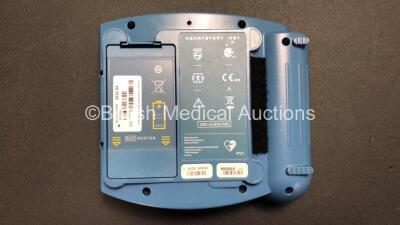 3 x Philips Heartstart HS1 Defibrillators in Carry Cases with 3 x Batteries (All Power Up) *SN A12C01103 - A10A00301 - A09F03126* - 5
