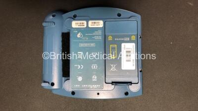 3 x Philips Heartstart HS1 Defibrillators in Carry Cases with 3 x Batteries (All Power Up) *SN A09F03136 - A09F03136 - A09F03132* - 3