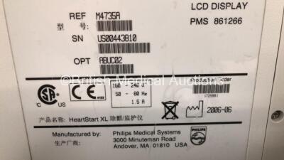 Philips HeartStart XL Smart Biphasic Defibrillator with Pacer, ECG and Printer Option *Mfd 2006* (Powers Up When Plugged In) - 4
