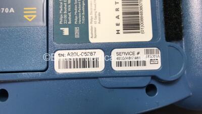 Philips Heartstart HS1 Defibrillator with 1 x Philips Ref M5070A Battery *Install Date 08-2026* with Philips M5071A Smart Pads Cartridge and Accessories in Carry Case (Powers Up and Boxed in Excellent Condition) - 4