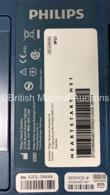 Philips Heartstart HS1 Defibrillator with 1 x Philips Ref M5070A Battery *Install Date 08-2026* with Philips M5071A Smart Pads Cartridge and Accessories in Carry Case (Powers Up and Boxed in Excellent Condition) - 5