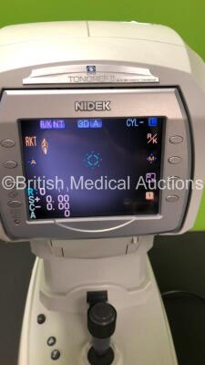 Nidek TONOREF II Auto Ref/Kerato/Tonometer (Powers Up) *Mfd 2012* - 4