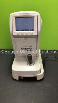 Shin-Nippon Accuref-k 9001 Auto Refkeratometer (Powers Up - Missing Lower Base Plate) *Mfd 2008*