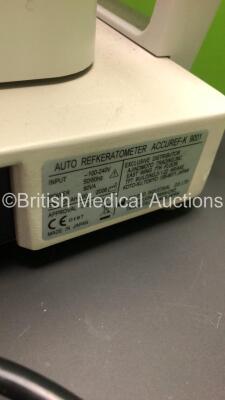 Shin-Nippon Accuref-k 9001 Auto Refkeratometer (Powers Up - Missing Lower Base Plate) *Mfd 2008* - 5