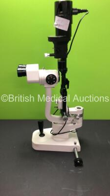 Unknown Make of Slit Lamp with 2 x 12,5x Eyepieces (Unable to Power Up Due to No Power Supply - Damage to Bulb Casing - See Pictures) - 4