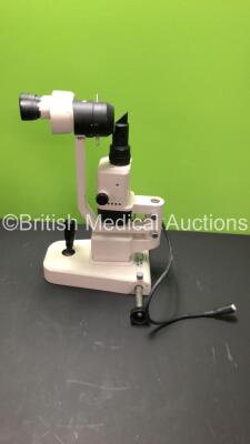 TopCon SL-1E Slit Lamp with 2 x Eyepieces (Unable to Power Test Due to Cut Power Supply) - 4