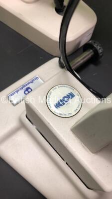 2 x TopCon OMTE-1 Ophthalmometer / Keratometer (Unable to Power Test Due to No Power Supply) and 1 x C.I.O.M Ophthalmometer / Keratometer (Unable to Power Test Due to No Power Supply - Main Stem Not Secured Correctly to Base Plate) - 6