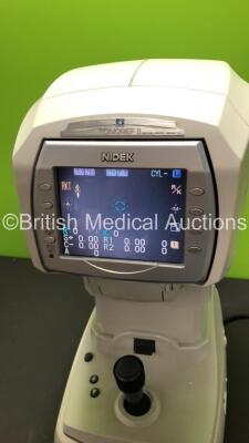 Nidek TONOREF II Auto Ref/Kerato/Tonometer (Powers Up - Headrest Trim Missing - See Pictures) *Mfd 2008* - 2