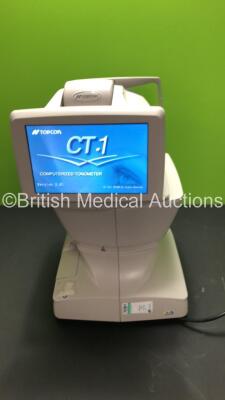 TopCon CT-1 Computerized Tonometer Version 3.01 (Powers Up) *Mfd 2015* *S/N 2730552* **FOR EXPORT OUT OF THE UK ONLY**