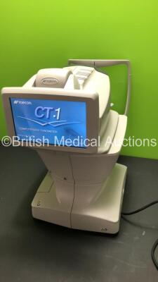 TopCon CT-1 Computerized Tonometer Version 3.00 (Powers Up) *Mfd 2014* *S/N 2730468* **FOR EXPORT OUT OF THE UK ONLY** - 4