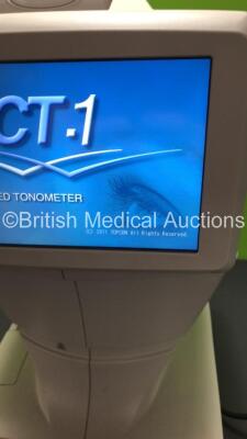 TopCon CT-1 Computerized Tonometer Version 3.00 (Powers Up) *Mfd 2015* *S/N 2730555* **FOR EXPORT OUT OF THE UK ONLY** - 3