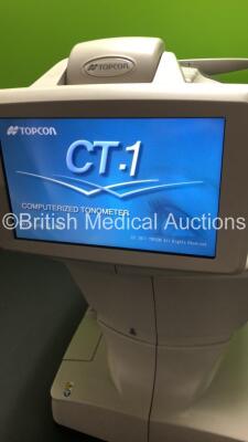 TopCon CT-1 Computerized Tonometer Version 3.00 (Powers Up) *Mfd 2014* *S/N 2730433* **FOR EXPORT OUT OF THE UK ONLY** - 2