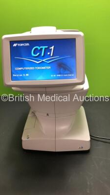 TopCon CT-1 Computerized Tonometer Version 3.00 (Powers Up) *Mfd 2015* *S/N 2730505* **FOR EXPORT OUT OF THE UK ONLY**