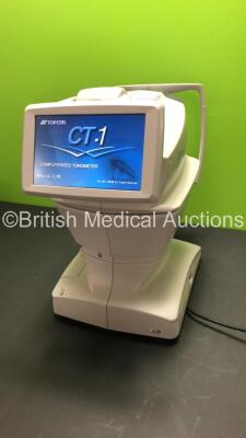 TopCon CT-1 Computerized Tonometer Version 3.00 (Powers Up) *Mfd 2015* *S/N 2730505* **FOR EXPORT OUT OF THE UK ONLY** - 3