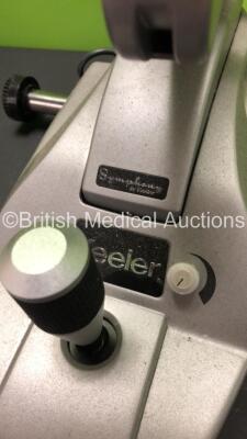 Keeler H-Series Slit Lamp Ref 3020H with 2 x 12,5x Eyepieces (Unable to Power Test Due to No Power Supply) - 3