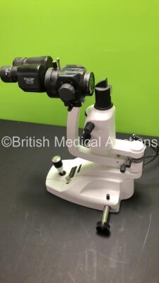 Keeler Z -Series Slit Lamp Ref 3020Z with 2 x 12,5x Eyepieces (Unable to Power Test Due to No Power Supply) - 4